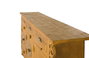 GINER Y COLOMER Aparador de 6 puertas y 3 cajones en madera de mango, ocre